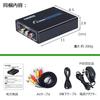 ELEVIEW to HDMI 1080p Composite 3RCA to HDMI Analog Video to HDMI Compatible with Retro Game Consoles Japanese Instruction Manual Composite/S-Video