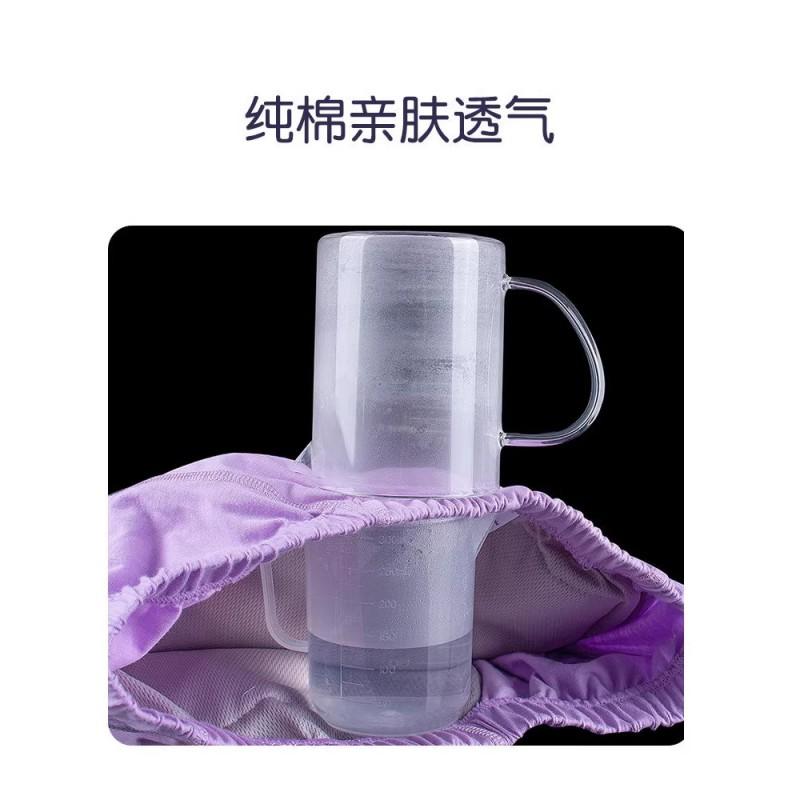 Washable Cotton Incontinence Underwear Adults Elderly Care Reusable Absorbent Briefs Leak-Proof Comfort Fit
