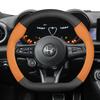 For Alfa Romeo Perforated Leather & Carbon Fiber Texture Steering Wheel Cover 159 147 Gt Giulietta Mito Giulia Stelvio Tonale