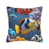 Pillow Cover Beautiful Underwater World Colorful Fish Cute Funny Pillow Case For Sofa Home Decoration Pillowcases