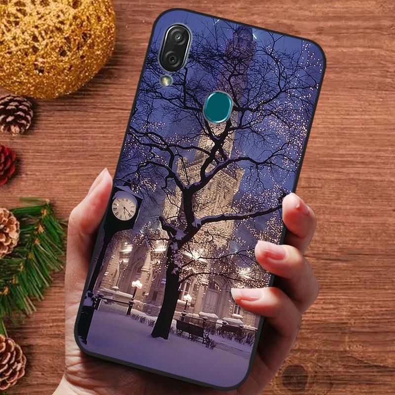 Рождественская расписная крышка для ZTE Blade V10 Vita Чехол Мягкий чехол для телефона для ZTE Blade A3 2019 L8 L9 L210 A51 A31 Lite A5 2020 Capa
