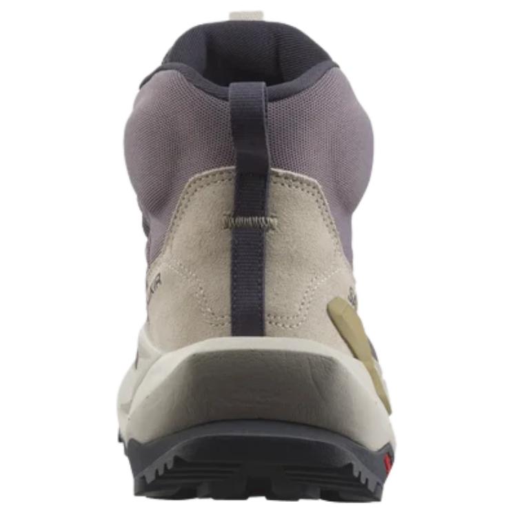 SALOMON Elixir GORE-TEX Удобные Универсальные Нескользящие Прочные Ботинки для хайкинга средней высоты Женские ботинки для хайкинга Фиолетовый Серый L47576800