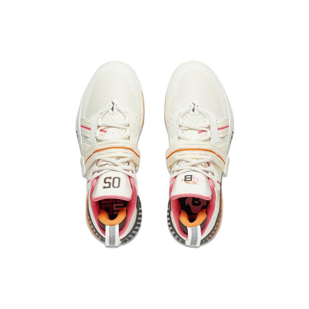 Li Ning Fury Comfortable Sports Non-Slip Wear-Resistant Low-Top Running Shoes Men Sneakers Beige ABFT027-5