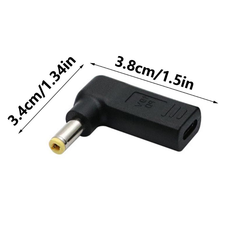 Адаптер USB C на DC5.5x2.5мм Совместимый для ноутбуков A53V/A55V Разъемы для зарядки Выход 19в4.74А Эмулятор PD Триггеры