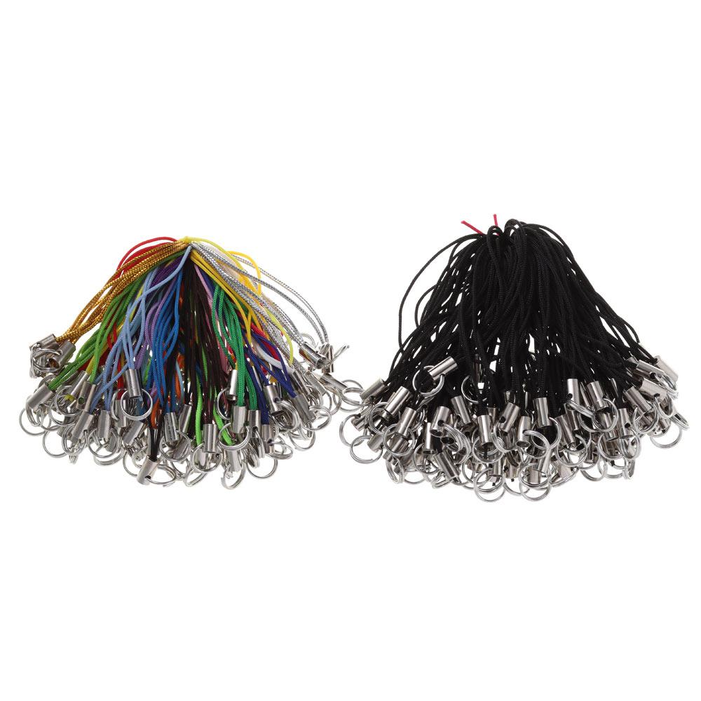 Handmade Toys Pendant Clips Cellphone Charm Cords Lanyard Phone Ring Strap Wire Cord Key Ring