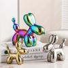 1pcs Ceramic Balloon Dog Statue, Home Modern Decoration, Ceramic Animal Statue, Living Room Office Desktop Decoration