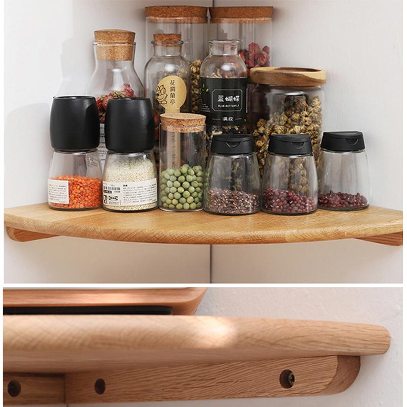 Угловая настенная плавающая полка из цельного дерева угловая книжная полка стеллаж для хранения вещей для кухни настенные угловые декоративные полки для показа