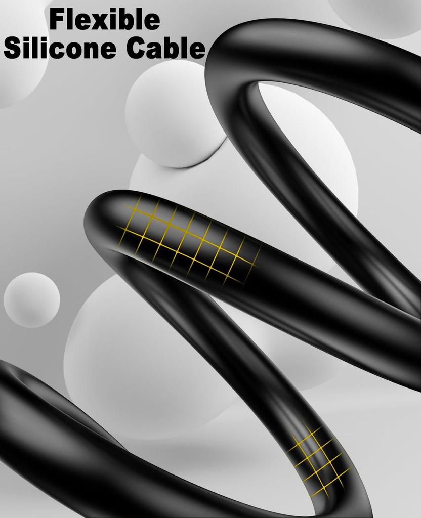 Poyiccot Мягкий кабель HDMI Ультратонкий кабель HDMI Короткий кабель HDMI Стандартный кабель HDMI Сверхвысокоскоростной UHD 48 Гбит/с Кабель-переходник HDMI 0,3 м, 8K, 2.1 8K@60Гц