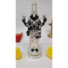 Lord Tirupati Balaji Kamal Silver Plated Black Idol for Mandir Pooja | Lord Venkateswara Swamy for Diwali Decor