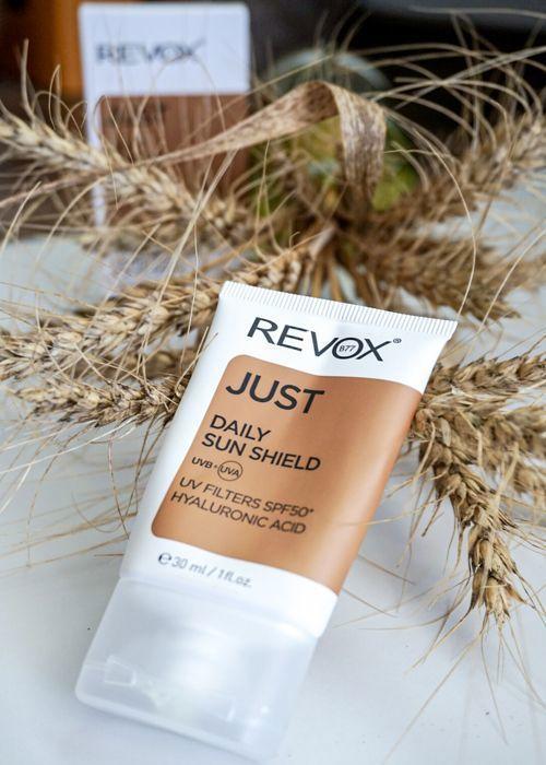 Bouclier solaire quotidien - REVOX B77 - JUST DAILY SUN SHIELD - SPF50+ - Acide hyaluronique - Non gras