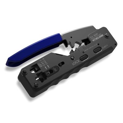 VCELINK GJ671BL Обжимка RJ45 для LAN-коннекторов, Обжим для DIY LAN RJ45, Совместима с телефонными кабелями RJ12, Инструмент, Плоскогубцы, Кабели, CAT5/CAT6/CAT7