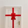 Рождественский подвесной бант на входную дверь, праздничные ленты, дверной подвес, DIY праздничный декор для упаковки подарков