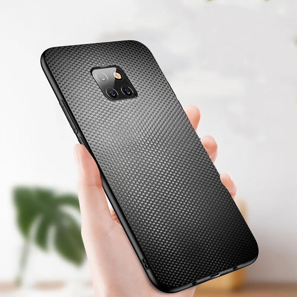 GX47 автомобильный силиконовый чехол из углеродного волокна с принтом для Huawei P9 P10 P20 P30 P40 Y6 2018 Y7 Y9 Lite Pro Max Prime Mini