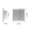 Ventilation Grille Air Exhaust Outlet Return Grill Cover Vent Louver Replaces for Shed