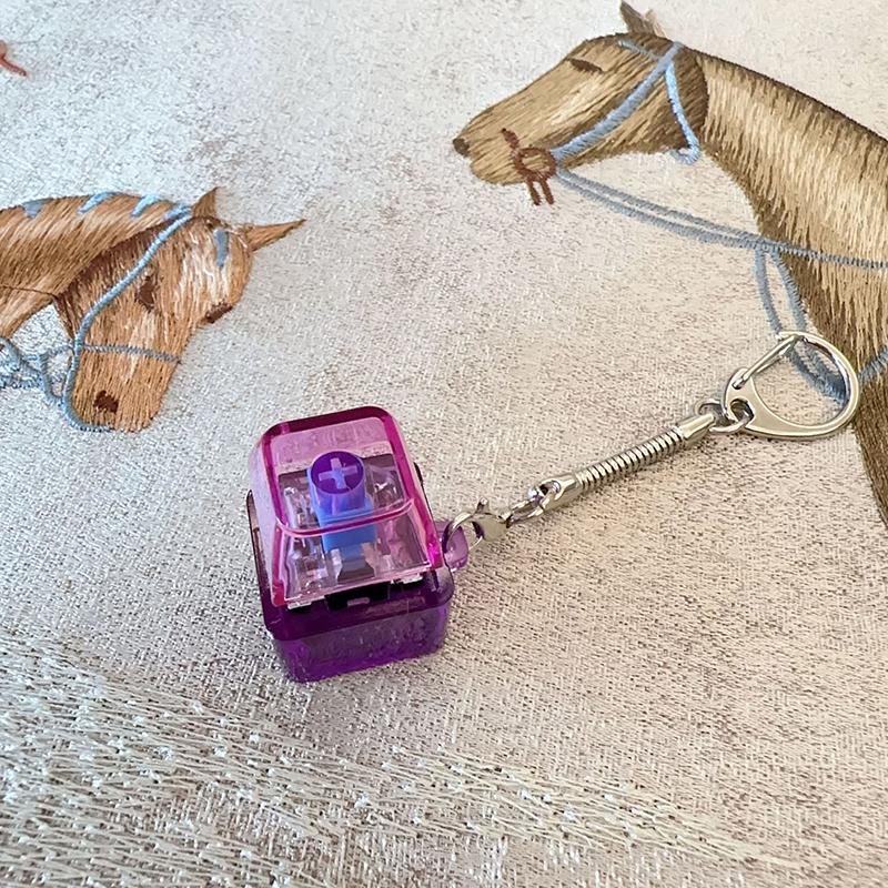 Creative Keycap Keychain Decompression Keycap Pendant Mechanical Keyboard Keyswitch Keychain Novelty Backpack Decoration Gifts