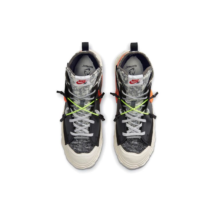 READYMADE x Nike Blazer Mid Черный Камуфляж Унисекс Кроссовки Vast-Grey Volt Total-Orange CZ3589-001