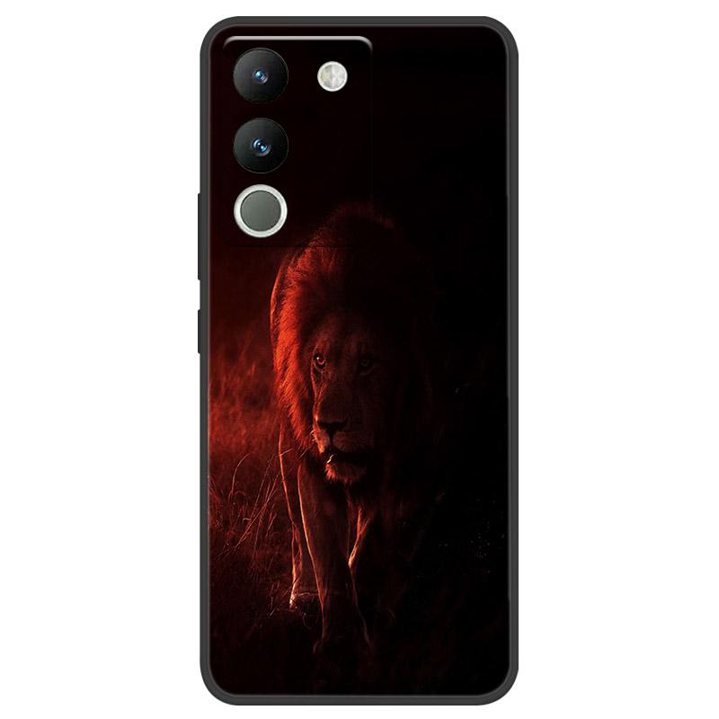 Чехол для VIVO V29E V2317 Защитный чехол для камеры Для телефона VIVO Y200 5G Мягкий силиконовый TPU Задняя крышка V2307 Ударопрочный Fundas