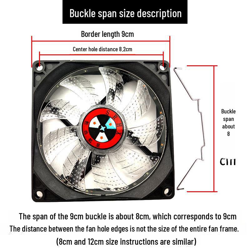 8 см/9 см/12 см вентилятор процессора радиатор пружинный крючок для Kyushu Fengshen Xuanbing 400