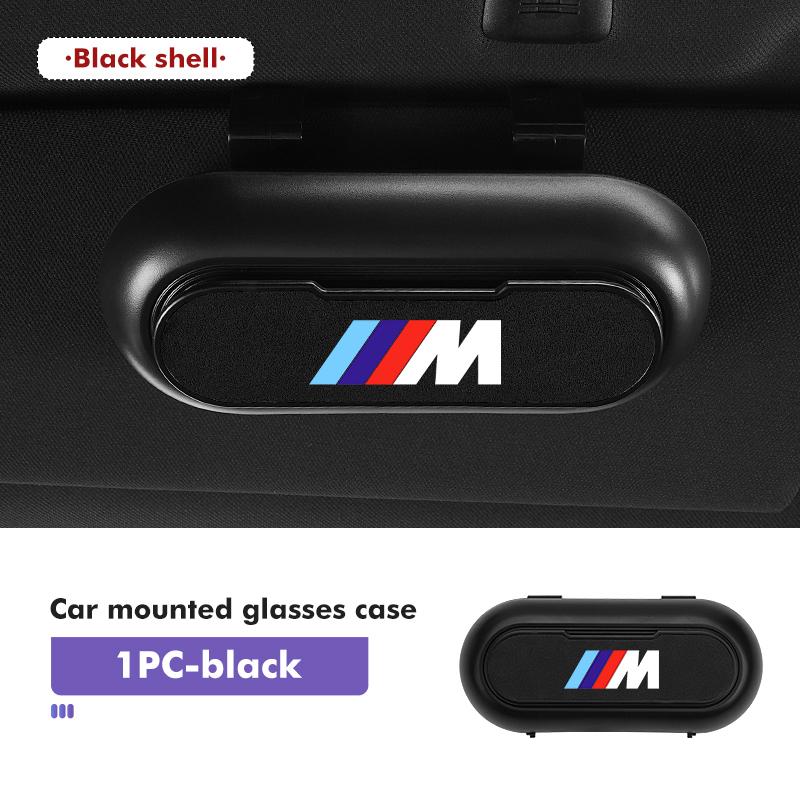 Car Glasses Case Sun Visor Hanging Eyeglass Storage Holder Box For BMW E93 F10 F20 F30 F40 F15 F25 F26 F31 F49 F86 M3 M5 X3 TE8