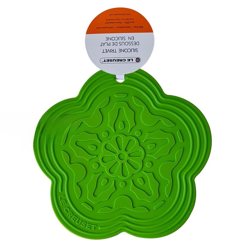 Le Creuset Cool Color Термостойкий силиконовый коврик Высокотемпературный коврик для стола Противоожоговый коврик для кастрюль Подставка для обеденного стола