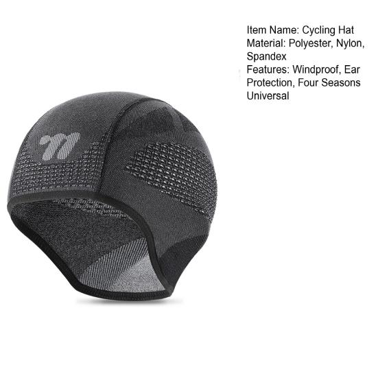 Велосипедная шапка для езды на открытом воздухе, ветрозащитная защита ушей, подкладка для шлема мотоцикла, езда, бег, шапочка, эластичная, для мужчин и женщин