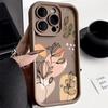 Чехол для телефона с абстрактными растениями для iPhone 15 Pro Max, чехол для iPhone 13 14 12 11 Pro Max X XR XS 7 8 Plus SE Candy Liquid Silicone Cover