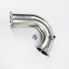 2"(51mm)OD64mm,  135 degree Pipe Bend With Thermowell Nipple And Plug ,Tri-clamp Connection Elbow Pipe Fitting,SS304