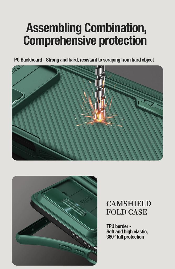 Nillkin Camshield Fold Case For Samsung Galaxy Z Fold 5 - Black