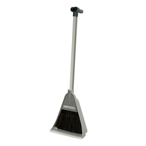 Azuma Industries Chilitore Gray, a Freestanding Broom and Dustpan Set for Comfortable Sweeping. Perfect for Entryways and Verandas. Black Fern, Allen.