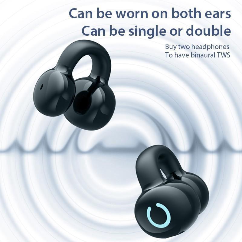 Одинарный зажим для ушей с открытым ухом, Bluetooth, беспроводные наушники, спортивные наушники, HiFi звуковая игровая гарнитура, наушники с зажимом для ушей, вкладыши для спорта, бега, йоги, бега трусцой