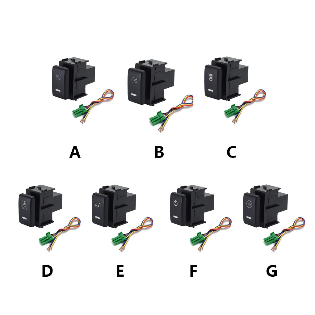 Cars Switch Small Control Switches High Fit Wide Application Multifunctional Cars Button Automobile Replacement Parts Fittings