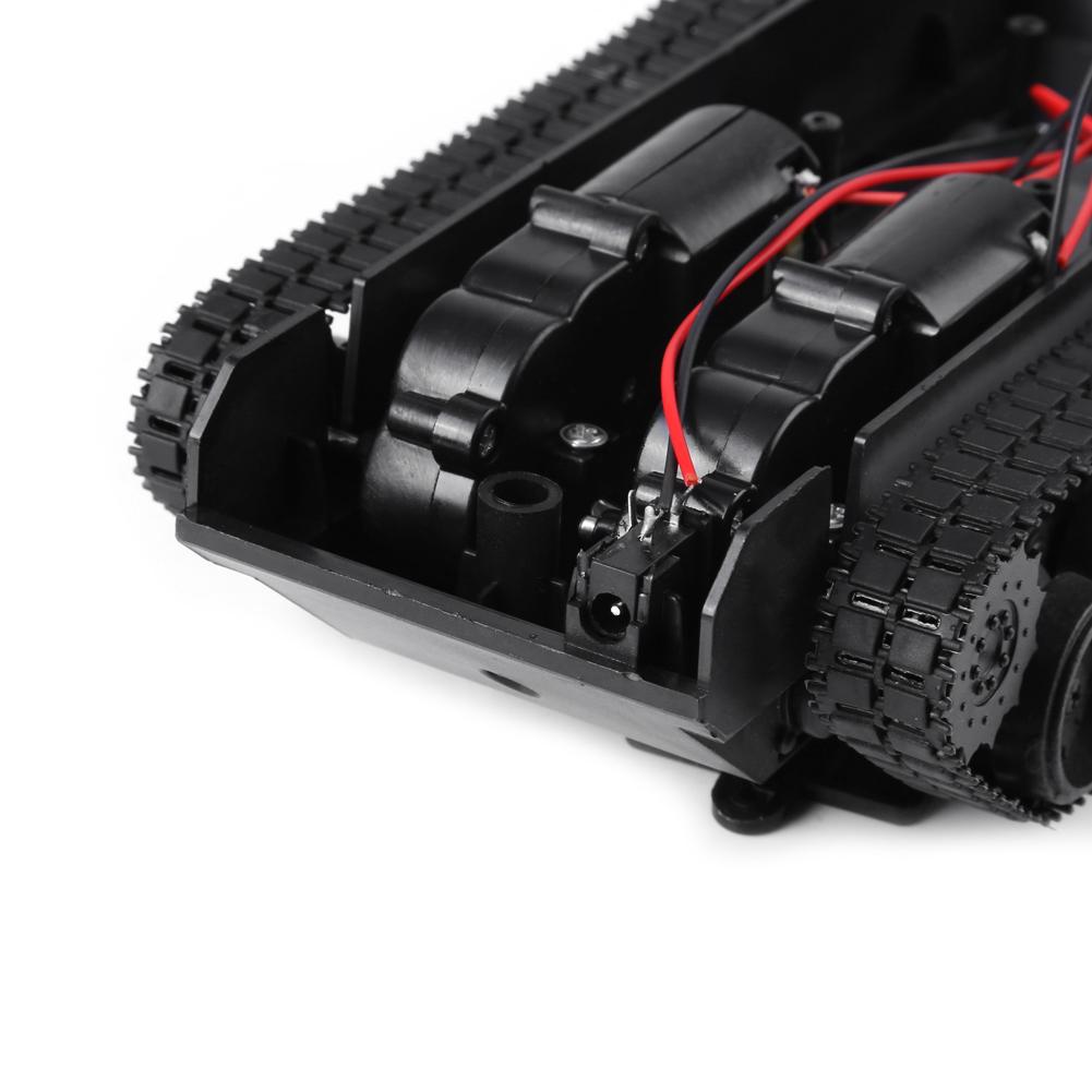 Lightweight Shock Absorbed Plastic Tank Chassis DIY Kit with 130 Motor 3V 7V