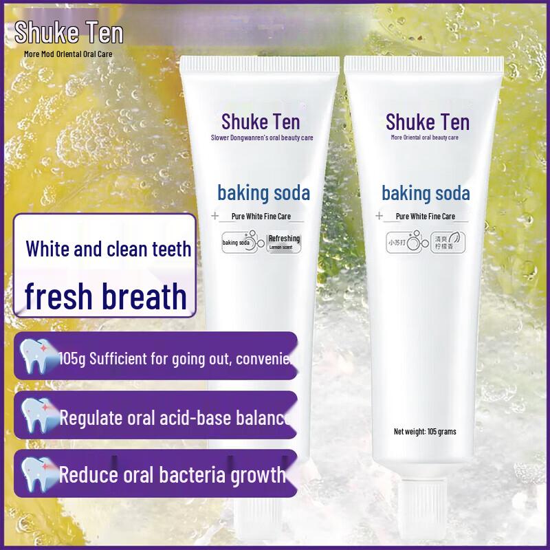 Suhuok Baking Soda Toothpaste with Refreshing Lemon