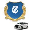 Альфард Авто Металл Альфард 40 Серия Наклейка на Авто Эмблема Авто Декоративная Наклейка Эмблема Зеркала, Эмблема, 20, 30, Декаль, (Синяя отделка, Альфард)