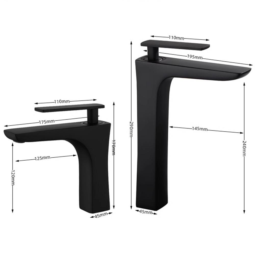 Basin Faucets Retro Industrial Style Matte Black Brass Crane Bathroom Faucets Hot and Cold Water Mixer Tap Torneira 855973