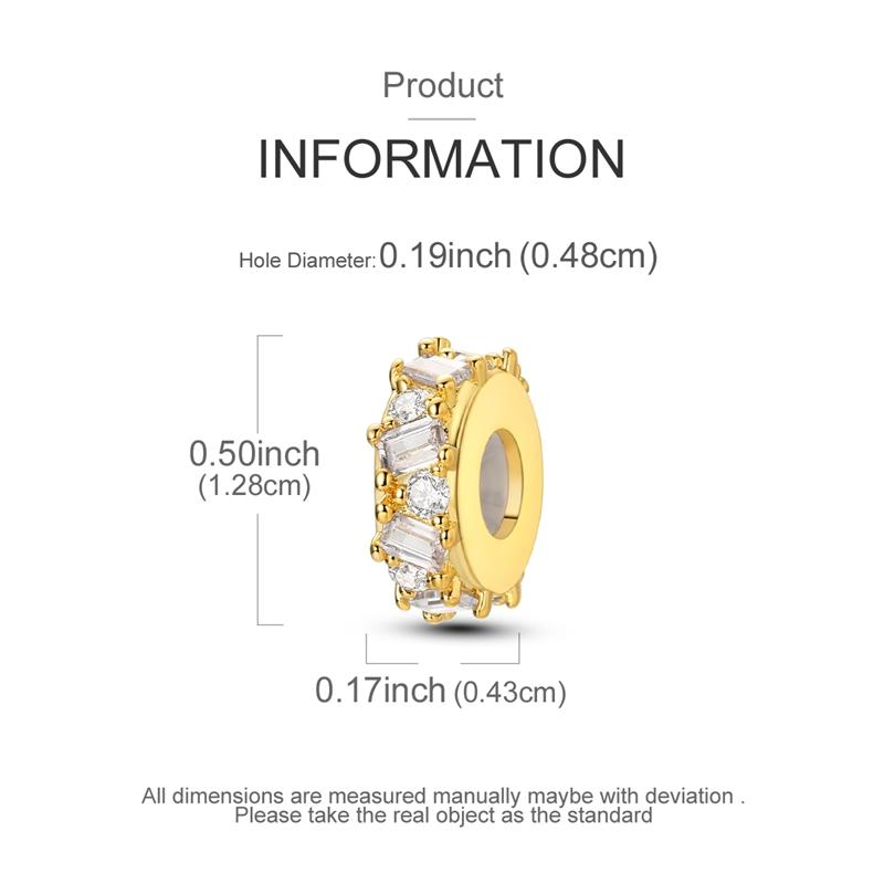 Оригинальные Шармы Бусины Медные Клипсы Шармы Циркон Силиконовые Разделительные Бусины Подходят для Оригинального Браслета DIY Шарм Женские Украшения