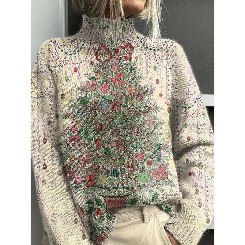 XS-6XL Разнообразие опциональных новейших рождественских свитеров-верхней одежды в стиле кэжуал с абстрактным принтом 2025 года