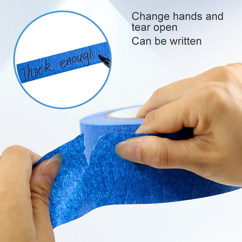 2/6/10Roll Paint Tape Blue Multi-surface Construction Masking Easy Removal Security Wall Painting 20M/Roll Home