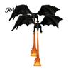 Декор книжной полки в виде дракона, Фигурка огнедышащего дракона, Прочный держатель для книг из ПЛА, 3D-печатная статуэтка, Фэнтезийное украшение для дома, офиса, библиотеки, Крутой