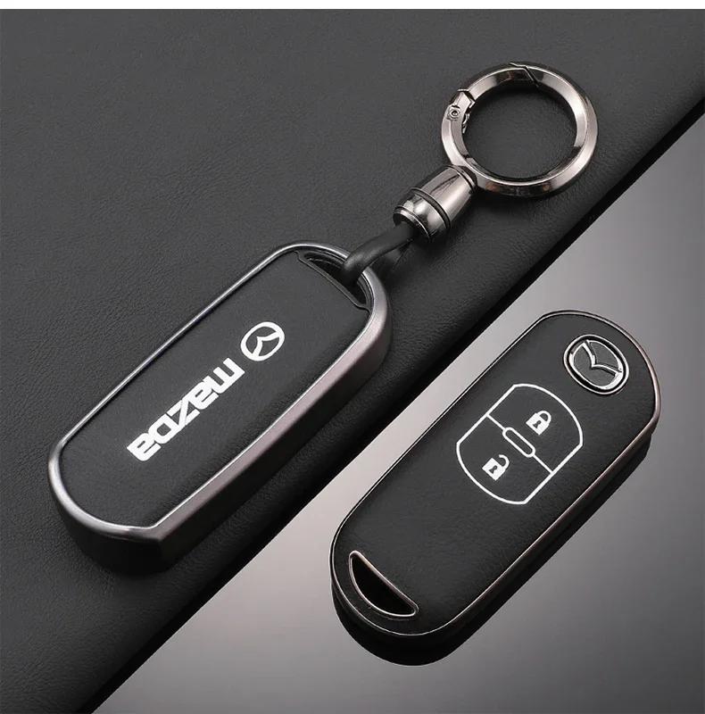 for TPU Car Smart Remote Key Case Cover Shell For Mazda 2 3 5 6 BL BM GJ Atenza Axela Demio CX-3 CX3 CX-5 CX5 CX7 CX-7 CX-9 CX8 GF1