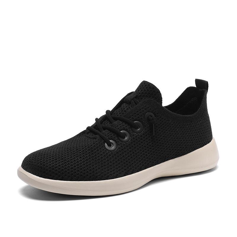 Large size shoes new couple running shoes outdoor breathable mesh soft-soled sports walking shoes