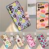 Чехол для телефона Candy Creamy Pink Donut Sprinkles для Samsung Galaxy note 10 pro S26 Ultra S23 S24 FE S25 S21 S22 PLUS