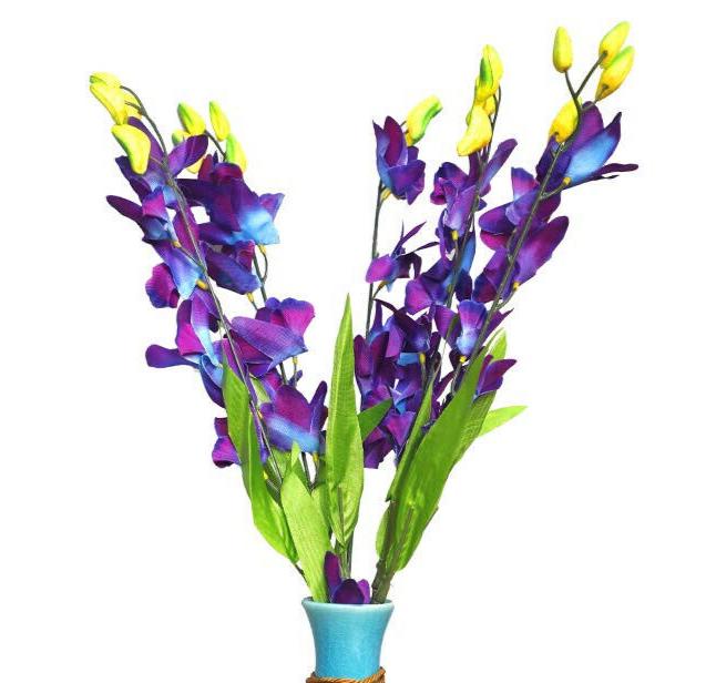 @ Artificial Orchid Flower Bunch 5 Stems 45cmfor Home MJ-829-60%OFF