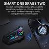 Motorcycle Helmet Headset Bluetooth 5.3 EDR 2000mah Wireless Headphones Earphones IP67 Waterproof Noise Reduction Voice Control