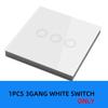 433mhz rf Wireless Touch Button Switch Glass Wall Panel on Off Remote Control Switch Work with Receiver ,for Home Appliance