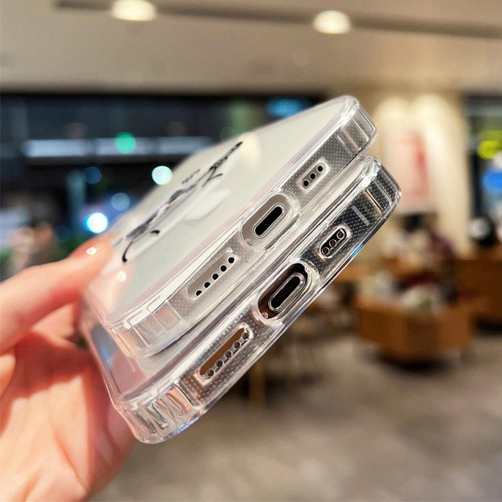 Магнитный чехол для телефона для iPhone 12 14 16 17 Pro 17 16 15 14 13 12 Pro Max 12 13 14 15 16 Высококачественный противоударный чехол Полная защита Милый стиль