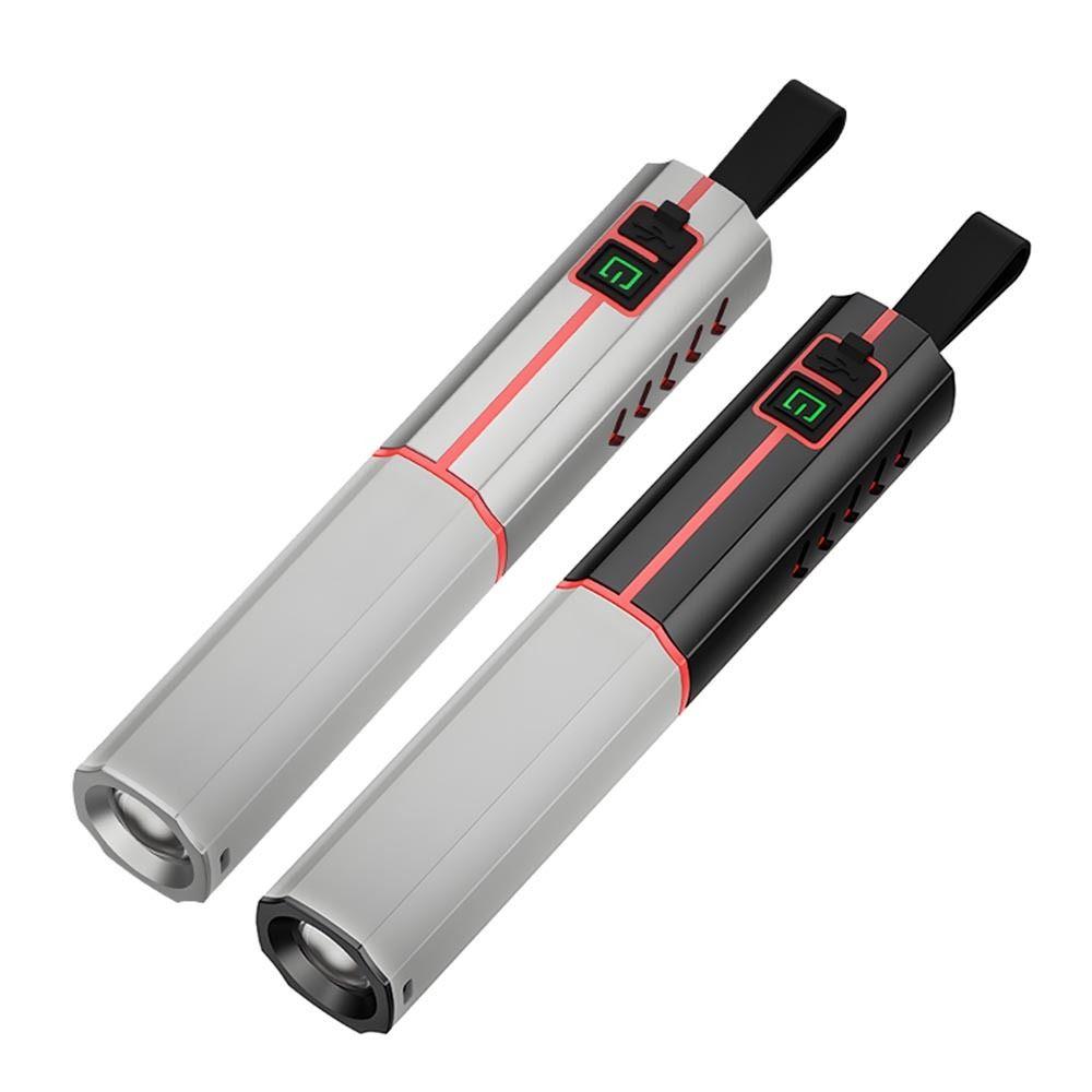 Super Bright LED Flashlights Long-Range Telescopic Zoom Flashlight  Outdoor Camping