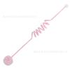 Funny Fluffy Cat Stick Spring Rope Ball Plush Retractable Interactive Teaser Hanging Training Cats Supplies Pet Toy