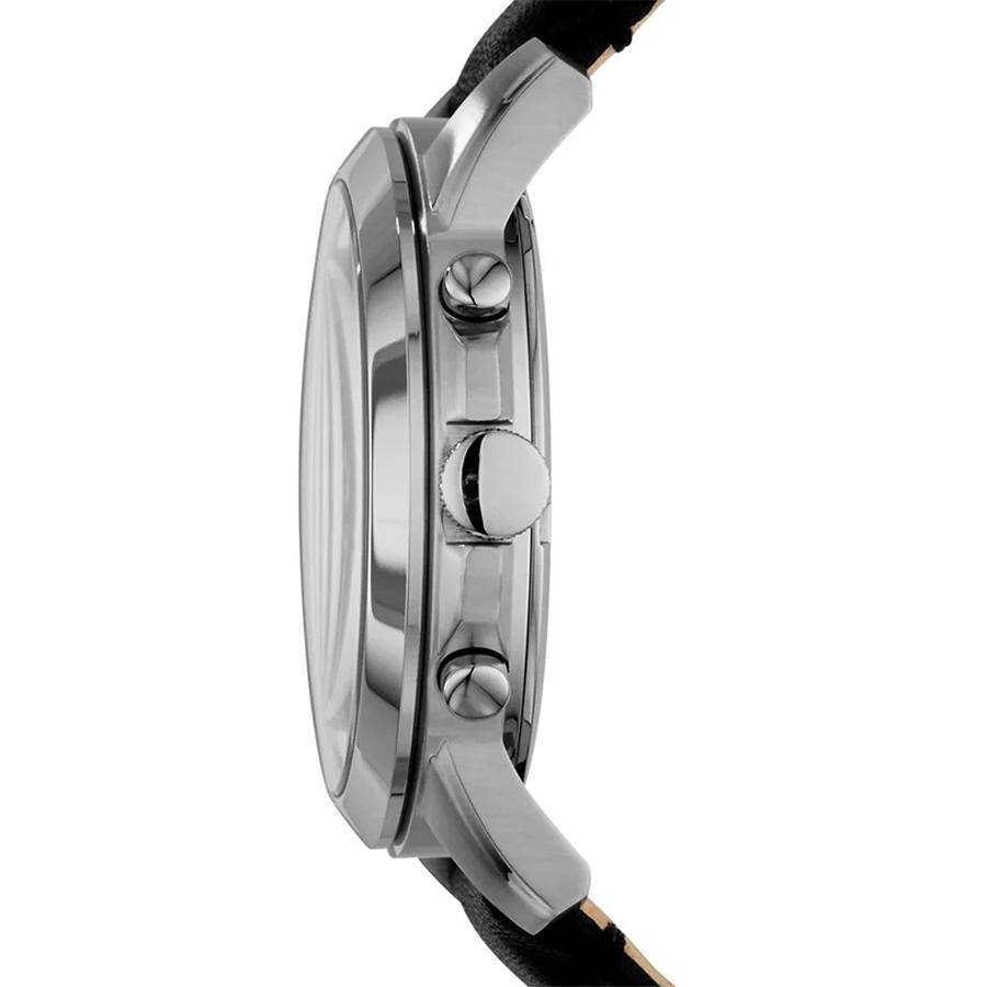 Fossil Мужские часы-хронограф - Кожаный ремешок, Три циферблата, Повседневный деловой стиль, Для ежедневной носки FS4990