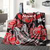 Happy 24Th Birthday Home Custom Blankets Soft Comfortable Lightweight Multipurpose Blanket For Picnics Sofas Offices Beds Living Rooms Perfect Gift